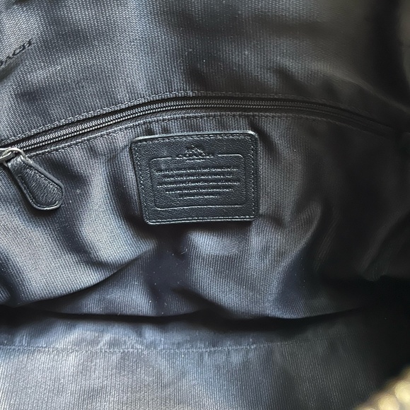 EUC!!! Coach Rhyder 1941 Collection Black Pebbled Leather Satchel Handbag - Picture 13 of 14